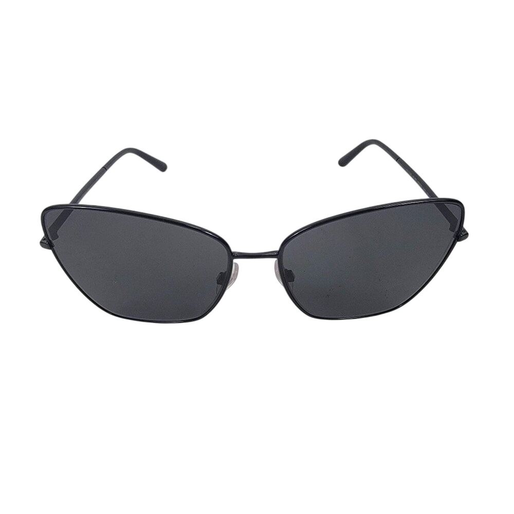 NEW Dolce & Gabbana Semi Cat Eye Sunglasses Black Mirrored Size 66,12 - Picture 3 of 9